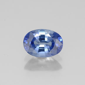 0.96 ct Blue Sapphire Gemstone, Sapphire Gem in Oval Facet Shape for Sale.