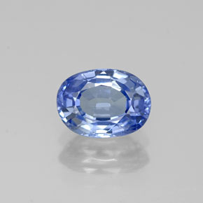 1.18 ct Blue Sapphire Gemstone, Sapphire Gem in Oval Facet Shape for Sale.