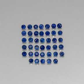 1.46 ct Blue Sapphire Gemstone, Sapphire Gem in Diamond-Cut Shape for Sale.
