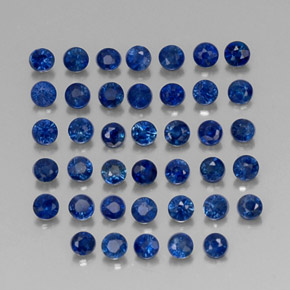 1.46 ct Blue Sapphire Stone, Natural Sapphire in Diamond-Cut Shape for Sale