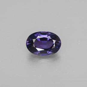 0.59 ct Violet Sapphire Gemstone, Sapphire Gem in Oval Facet Shape for Sale.
