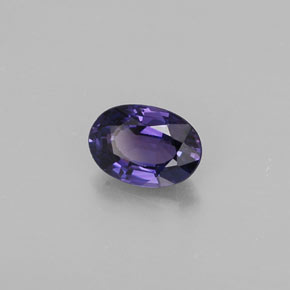 0.59 ct Violet Sapphire Stone, Natural Sapphire in Oval Facet Shape for Sale