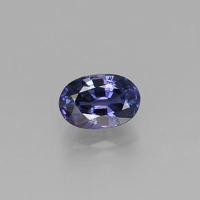 0.68 ct Violet Sapphire Gemstone, Sapphire Gem in Oval Facet Shape for Sale.