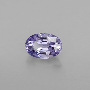 0.74 ct Violet Sapphire Stone, Natural Sapphire in Oval Facet Shape for Sale