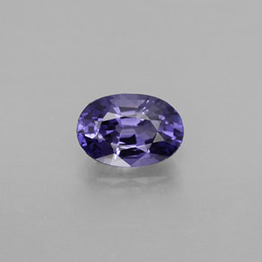 0.60 ct Violet Sapphire Gemstone, Sapphire Gem in Oval Facet Shape for Sale.