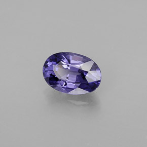 0.60 ct Violet Sapphire Stone, Natural Sapphire in Oval Facet Shape for Sale