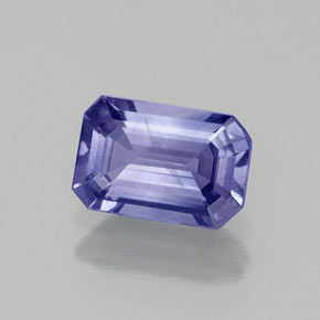 1.00 ct Violet Sapphire Stone, Natural Sapphire in Octagon Facet Shape for Sale