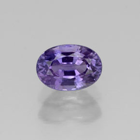 0.80 ct Violet Sapphire Gemstone, Sapphire Gem in Oval Facet Shape for Sale.