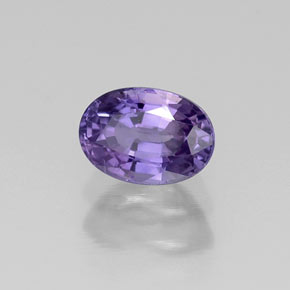 0.80 ct Violet Sapphire Stone, Natural Sapphire in Oval Facet Shape for Sale