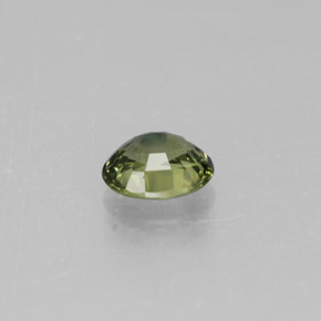 Sapphire Gemstone in 5 x 4.1 mm Size for Sale, Sapphire Stone in Green Color