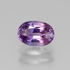 0.74 ct Violet Sapphire Gemstone, Sapphire Gem in Oval Facet Shape for Sale.
