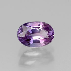 0.74 ct Violet Sapphire Stone, Natural Sapphire in Oval Facet Shape for Sale