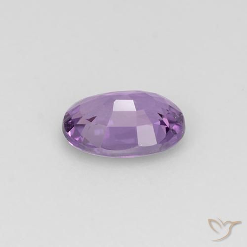 Sapphire Gemstone in 6 x 4 mm (calibrated) Size for Sale, Sapphire Stone in Light-Medium Violet Color