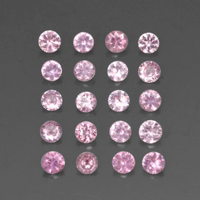 1.98 ct Pink Sapphire Stone, Natural Sapphire in Diamond-Cut Shape for Sale