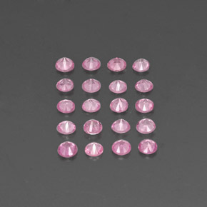 Sapphire Gemstone in 2.8 mm Size for Sale, Sapphire Stone in Pink Color