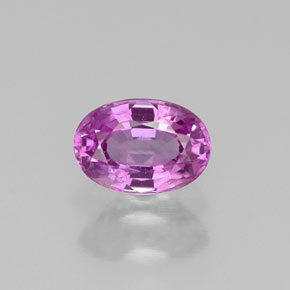 0.72 ct Violet Sapphire Gemstone, Sapphire Gem in Oval Facet Shape for Sale.