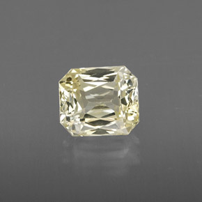 1.46 ct Yellow Sapphire Gemstone, Sapphire Gem in Octagon / Scissor Cut Shape for Sale.