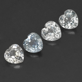 0.3ct Heart Facet Light Bluish White Sapphire for sale thumb image of 0.3ct Heart Facet Light Bluish White Sapphire (ID: 316412)