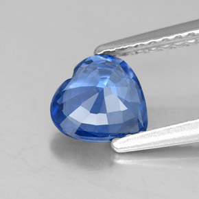 Sapphire Gemstone in 6.5 x 6.3 mm Size for Sale, Sapphire Stone in Blue Color