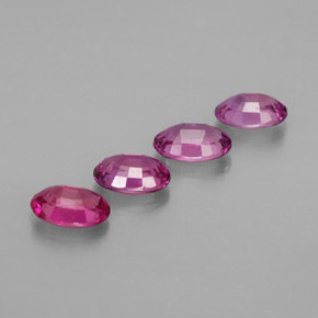 Sapphire Gemstone in 6 x 4.1 mm Size for Sale, Sapphire Stone in Multicolor Color