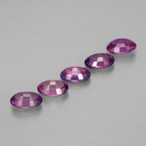 Sapphire Gemstone in 6 x 4 mm (calibrated) Size for Sale, Sapphire Stone in Purple Color