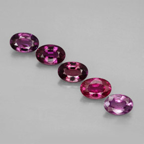 3.13 ctw Multicolor Sapphire Stones, Natural Sapphire in Oval Facet Shape for Sale