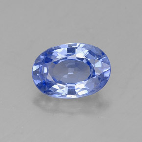 0.99 ct Blue Sapphire Gemstone, Sapphire Gem in Oval Facet Shape for Sale.