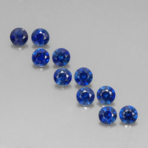 1.41 ct Blue Sapphire Gemstone, Sapphire Gem in Diamond-Cut Shape for Sale.