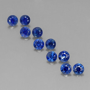 1.41 ct Blue Sapphire Gemstone, Sapphire Gem in Diamond-Cut Shape for Sale.