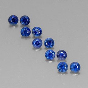 1.30 ct Blue Sapphire Gemstone, Sapphire Gem in Diamond-Cut Shape for Sale.