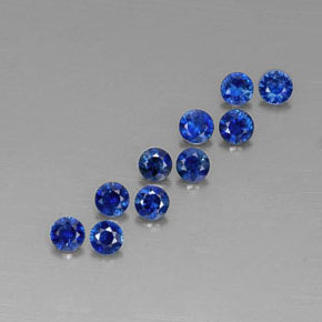 1.18 ct Blue Sapphire Stone, Natural Sapphire in Diamond-Cut Shape for Sale