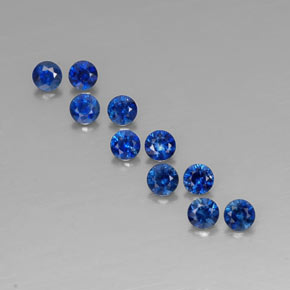 1.26 ct Blue Sapphire Gemstone, Sapphire Gem in Diamond-Cut Shape for Sale.