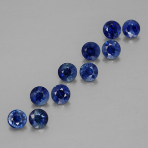 1.39 ct Blue Sapphire Gemstone, Sapphire Gem in Diamond-Cut Shape for Sale.