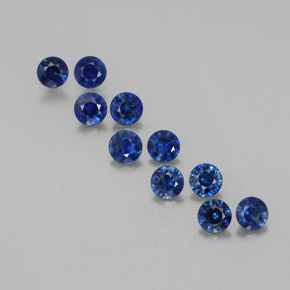 1.31 ct Blue Sapphire Gemstone, Sapphire Gem in Diamond-Cut Shape for Sale.