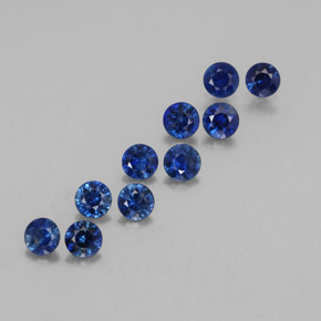 1.31 ct Blue Sapphire Stone, Natural Sapphire in Diamond-Cut Shape for Sale