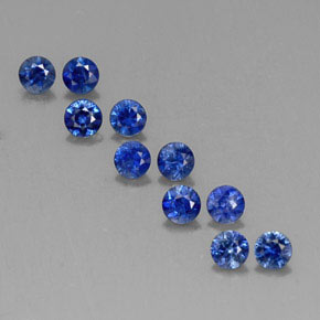 1.26 ct Blue Sapphire Gemstone, Sapphire Gem in Diamond-Cut Shape for Sale.