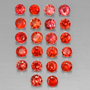 1.89 ct Orange Sapphire Stone, Natural Sapphire in Diamond-Cut Shape for Sale