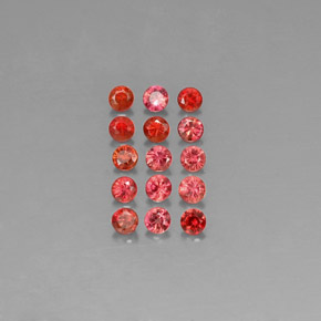 1.52 ct Orange Sapphire Gemstone, Sapphire Gem in Diamond-Cut Shape for Sale.