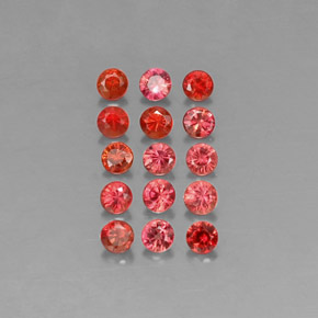 1.52 ct Orange Sapphire Stone, Natural Sapphire in Diamond-Cut Shape for Sale
