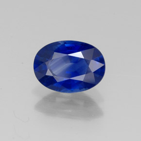 1.07 ct Blue Sapphire Stone, Natural Sapphire in Oval Facet Shape for Sale