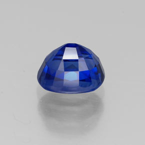 Sapphire Gemstone in 6.3 x 5 mm Size for Sale, Sapphire Stone in Blue Color