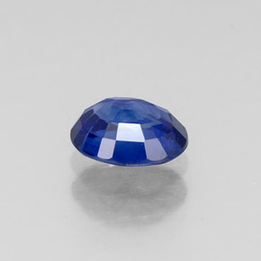 Sapphire Gemstone in 5.8 x 4.6 mm Size for Sale, Sapphire Stone in Deep Blue Color