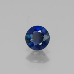 0.37 ct Blue Sapphire Stone, Natural Sapphire in Diamond-Cut Shape for Sale