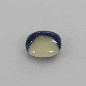0.85 ct Bi-color Sapphire Stone, Natural Sapphire in Cushion Cabochon Shape for Sale