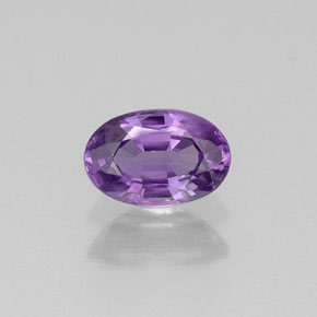 0.54 ct Violet Sapphire Gemstone, Sapphire Gem in Oval Facet Shape for Sale.