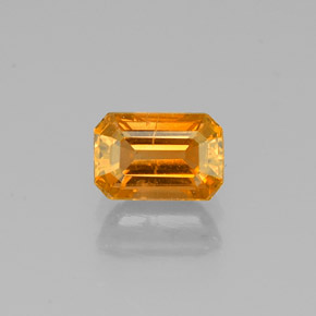 0.93 ct Yellow Sapphire Gemstone, Sapphire Gem in Octagon Facet Shape for Sale.