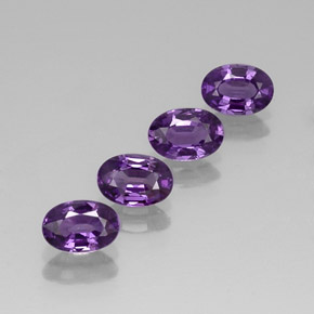 2.30 ct Violet Sapphire Stone, Natural Sapphire in Oval Facet Shape for Sale