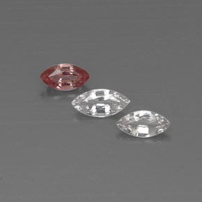 0.78 ct Multicolor Sapphire Gemstone, Sapphire Gem in Marquise Facet Shape for Sale.