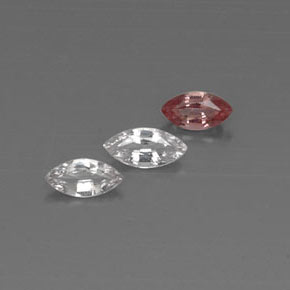 0.78 ct Multicolor Sapphire Stone, Natural Sapphire in Marquise Facet Shape for Sale