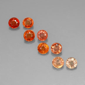 2.12 ct Multicolor Sapphire Gemstone, Sapphire Gem in Round Facet Shape for Sale.